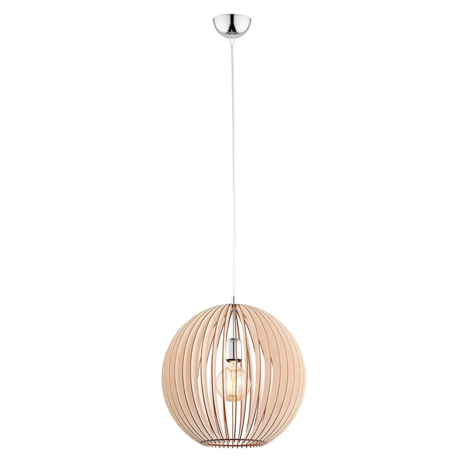 Argon Lampy Drewniane|Żyrandole<Portoryko 3672 - - lampa wisząca 1 pł. kula