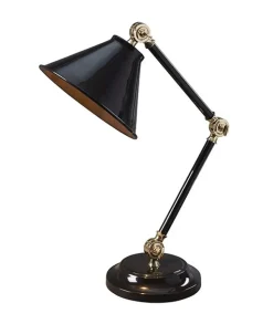 Elstead Lighting Lampki Na Biurko, Oświetlenie Biurkowe|Lampy Na Biurko Klasyczne<Provence Black And Polished Brass - - lampa biurkowa nowoczesna