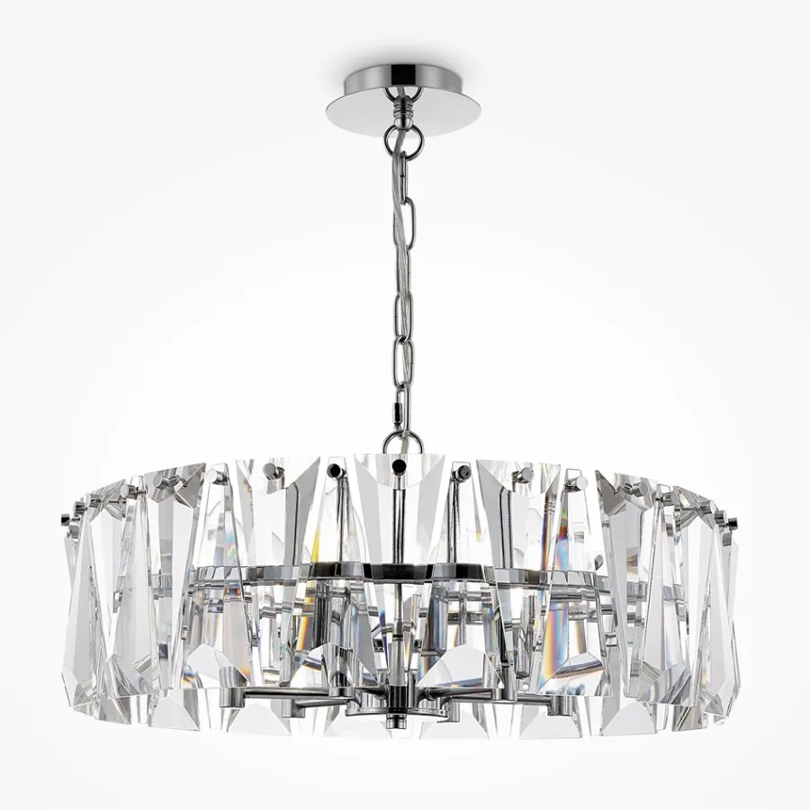 Maytoni Żyrandole|Lampy Kryształowe Wiszące<Puntes Chrome - - lampa wisząca
