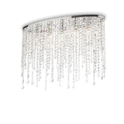 Ideal Lux Plafony Sufitowe I Ścienne|Lampy Do Salonu, Oświetlenie Salonu<RAIN CLEAR PL5 - - plafon/lampa sufitowa