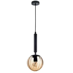 Italux Żyrandole<Ravena I amber - - lampa wisząca nowoczesna