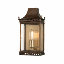 Elstead Lighting Kinkiety Zewnętrzne: Ogrodowe I Elewacyjne|Lampy Ogrodowe, Oświetlenie Do Ogrodu<Regents Park Brass - - kinkiet ogrodowy