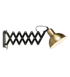 Markslu00f6jd Kinkiety I Lampy Na Ścianę|Lampki Na Biurko, Oświetlenie Biurkowe<Riggs Black-Gold - Markslojd - kinkiet nowoczesny