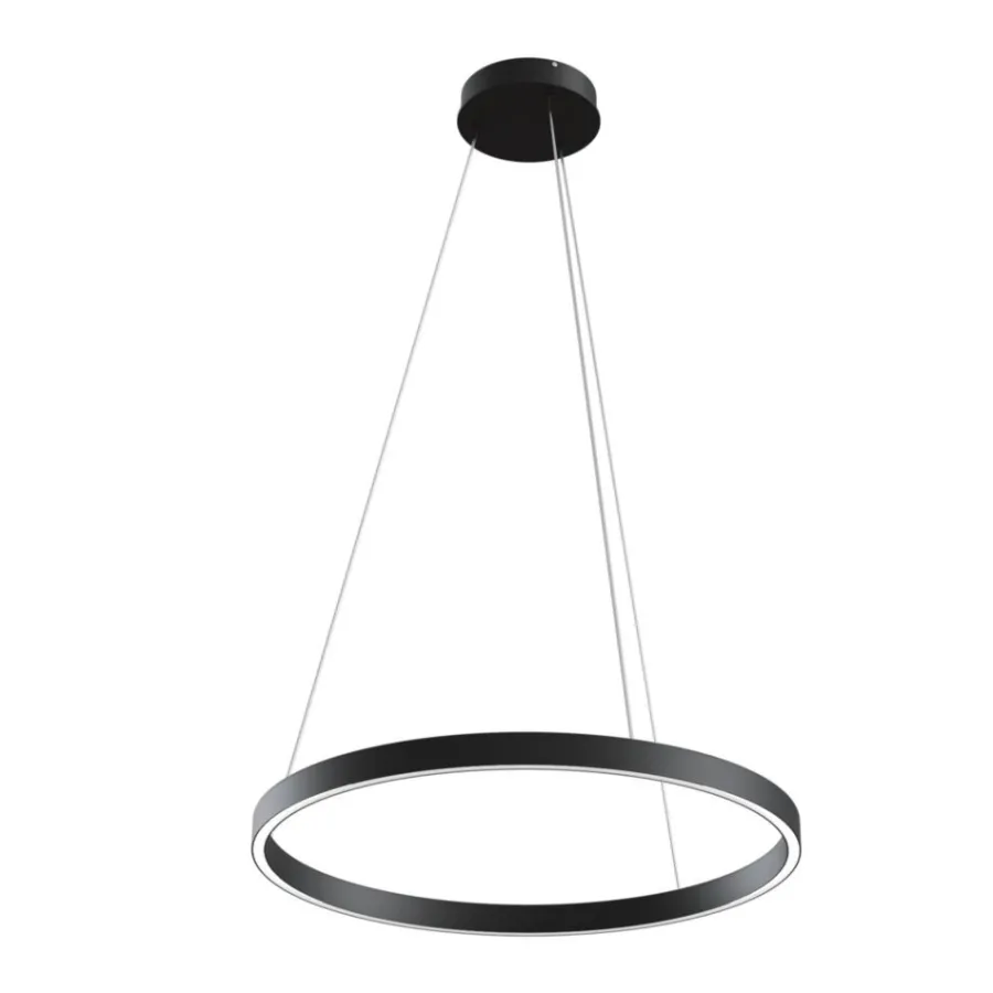 Maytoni Żyrandole<Rim Black Ø60 - - lampa wisząca nowoczesna