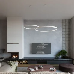 THORO Żyrandole|Lampy Do Sypialni, Oświetlenie Do Sypialni<Rio 55 Biały Led 4000K - - lampa wisząca