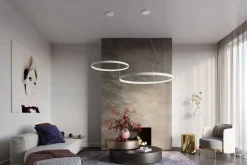 THORO Żyrandole|Lampy Do Sypialni, Oświetlenie Do Sypialni<Rio 78 Biały Led 4000K - - lampa wisząca