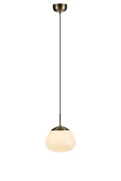 Markslu00f6jd Żyrandole<Rise mosiądz, biały - Markslöjd - lampa wisząca