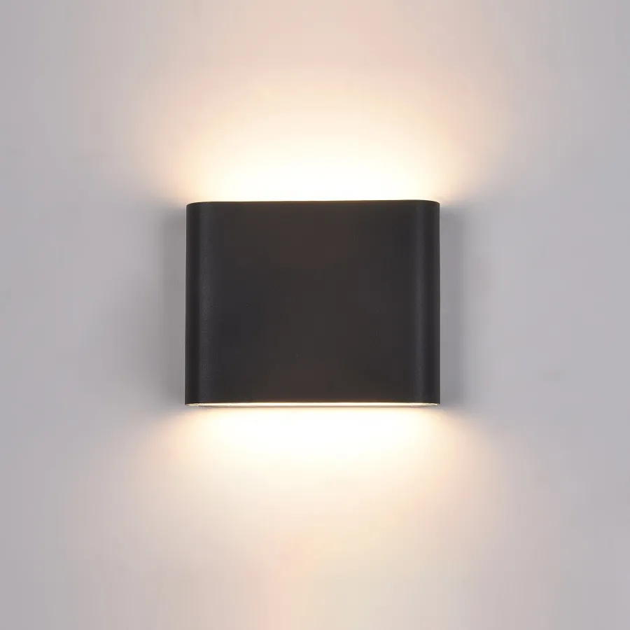 Italux Kinkiety Zewnętrzne: Ogrodowe I Elewacyjne<Romano Led Black - - kinkiet