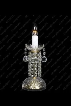 Glass LPS Lampy Biurkowe Stylowe|Lampy Biurkowe Kryształowe<S31 007/01/4 - - lampa biurkowa kryształowa