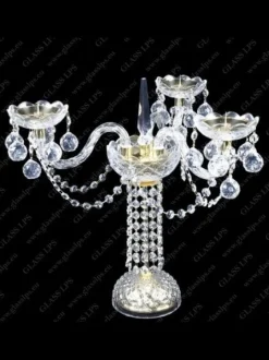 Glass LPS Lampy Biurkowe Stylowe|Lampy Biurkowe Kryształowe<S31 007/03/4; F candelabre - - kryształowa lampa biurkowa