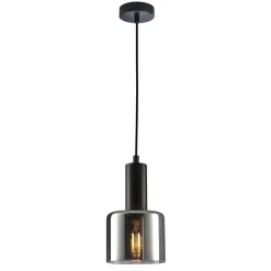 Italux Żyrandole<Santia I black - - lampa wisząca nowoczesna