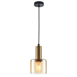 Italux Żyrandole<Santia I gold - - lampa wisząca nowoczesna