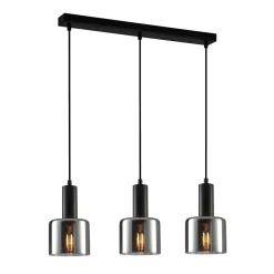 Italux Żyrandole<Santia III black - - lampa wisząca nowoczesna