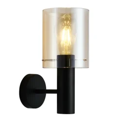 Italux Kinkiety I Lampy Na Ścianę<Sardo czarny - - kinkiet