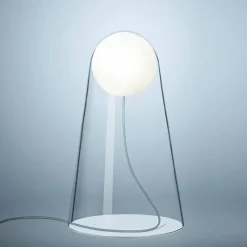 Foscarini Lampki Na Biurko, Oświetlenie Biurkowe|Biurkowe Ekskluzywne<Satellight H39 przezroczysty - - lampa biurkowa przezroczystyNapięcie: 230V