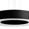 SOLLUX LIGHTING Żyrandole|Lampy Do Sypialni, Oświetlenie Do Sypialni<Saturno Slim 50 Czarny - - lampa wisząca