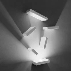 Vibia Kinkiety I Lampy Na Ścianę|Ekskluzywne I Luksusowe Kinkiety<Set 7751 biały - - kinkiet