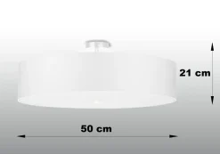SOLLUX LIGHTING Plafony Sufitowe I Ścienne|Lampy Do Sypialni, Oświetlenie Do Sypialni<Skala 50 Biały - - lampa sufitowa