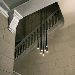 Vibia Żyrandole|Wiszące Ekskluzywne<Slim 0916 czarny - - lampa wisząca