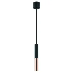 Orlicki Design Lampy Wiszące Nad Ladę Kuchenną|Żyrandole<Slimi S Nero / Rose Gold - - lampa wisząca