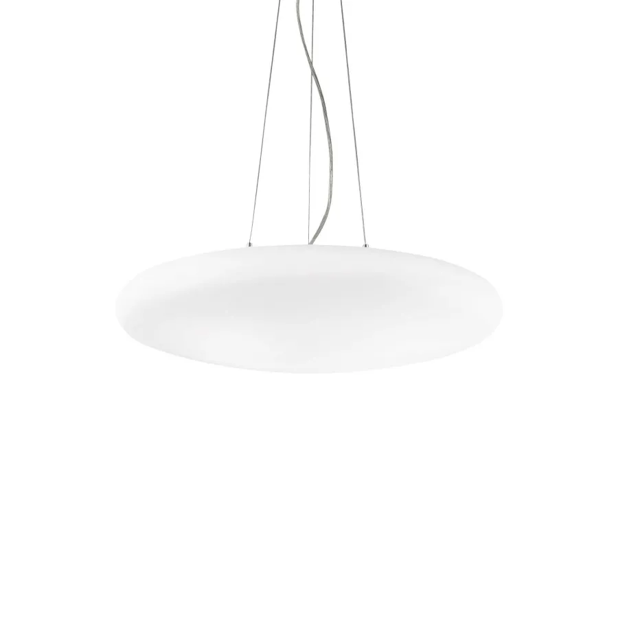 Ideal Lux Lampy Do Salonu, Oświetlenie Salonu|Lampy Do Sypialni, Oświetlenie Do Sypialni<Smarties Bianco SP3 D40 - - lampa wisząca