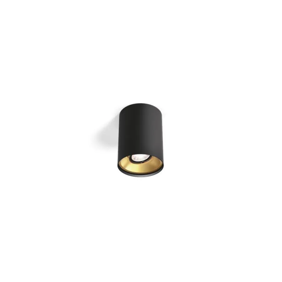 Wever & Ducre Lampy Tuby|Lampy Do Sypialni, Oświetlenie Do Sypialni<Solid 1.0 LED czarny/złoty - Wever & Ducré - spot