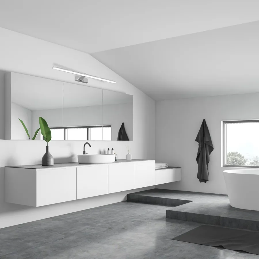 Milagro Lampy Do Łazienki<Splash Led Chrome 16W - - kinkiet łazienkowy