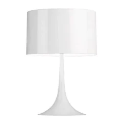 Flos Lampki Na Biurko, Oświetlenie Biurkowe|Biurkowe Ekskluzywne<Spun Light T1 H57 biały - - lampa biurkowa białyNapięcie: 230V