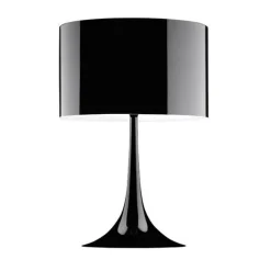 Flos Lampki Na Biurko, Oświetlenie Biurkowe|Biurkowe Ekskluzywne<Spun Light T1 H57 czarny - - lampa biurkowa czarnyNapięcie: 230V