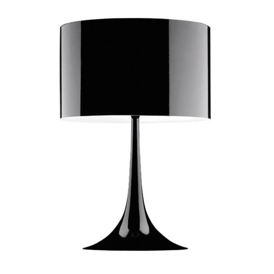 Flos Lampki Na Biurko, Oświetlenie Biurkowe|Biurkowe Ekskluzywne<Spun Light T1 H57 czarny - - lampa biurkowa czarnyNapięcie: 230V