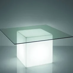 Slide Meble Ogrodowe|Meble Podświetlane<Square L150 biały - - lampa biurkowa białyNapięcie: 230V