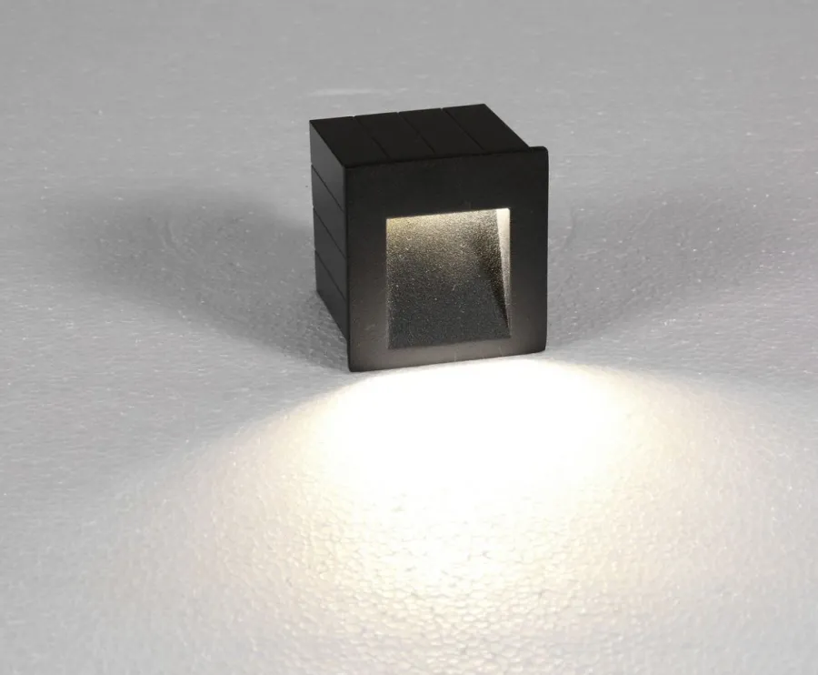 Nowodvorski Kinkiety Zewnętrzne: Ogrodowe I Elewacyjne<Step Led Graphite - - kinkiet zewnętrzny