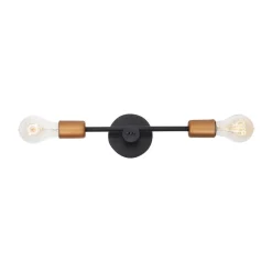 Nowodvorski Kinkiety I Lampy Na Ścianę|Lampy Do Sypialni, Oświetlenie Do Sypialni<Sticks Black-Copper 6267 - - kinkiet nowoczesny