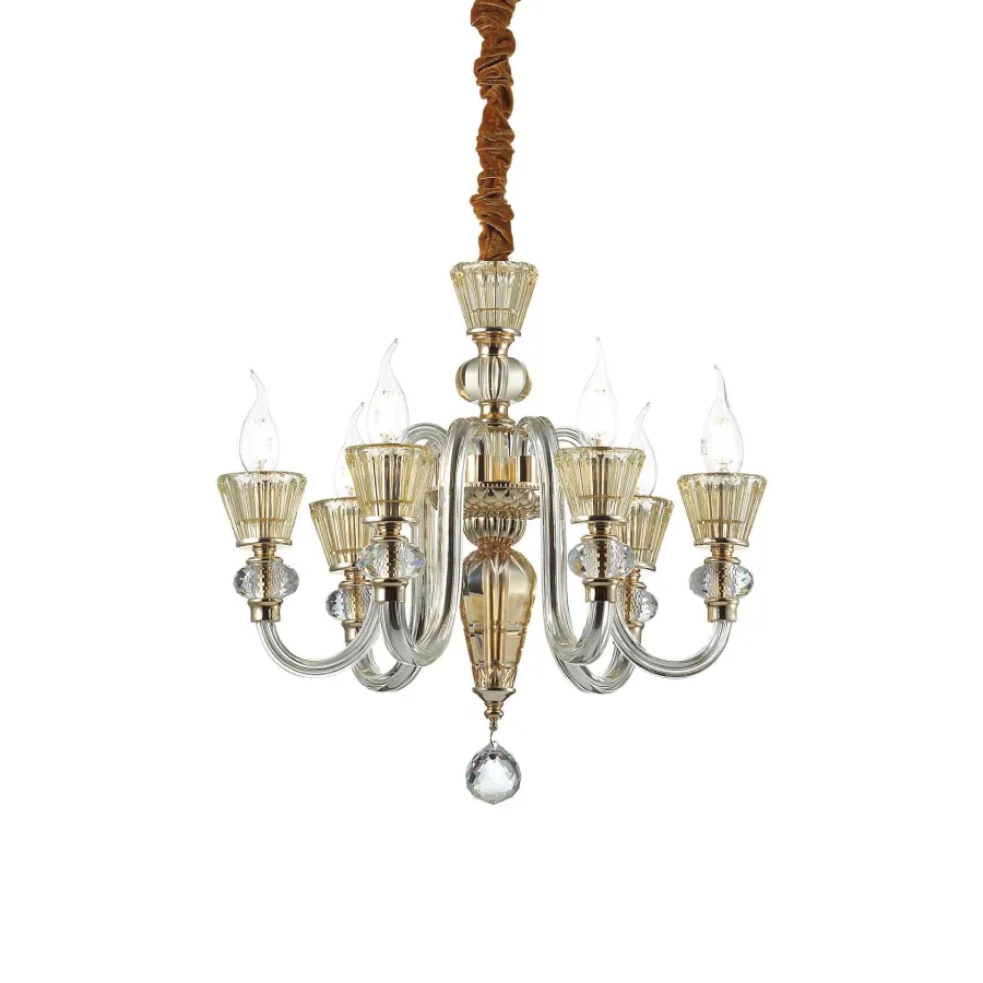 Ideal Lux Żyrandole<Strauss Sp6 - - lampa wisząca
