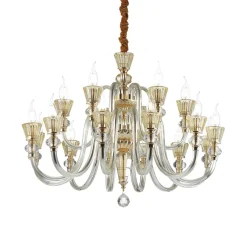 Ideal Lux Żyrandole<Strauss Sp18 - - lampa wisząca