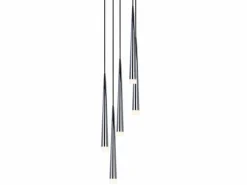 AZzardo Żyrandole|Lampy Do Salonu, Oświetlenie Salonu<Stylo 5 Chrome - - lampa wisząca