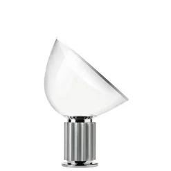 Flos Lampki Na Biurko, Oświetlenie Biurkowe|Biurkowe Ekskluzywne<Taccia H48,5 aluminium srebrny - - lampa biurkowa aluminium srebrnyNapięcie: 230V