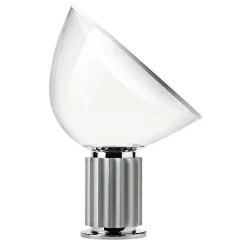 Flos Lampki Na Biurko, Oświetlenie Biurkowe|Biurkowe Ekskluzywne<Taccia H64,5 aluminium srebrny - - lampa biurkowa aluminium srebrnyNapięcie: 230V