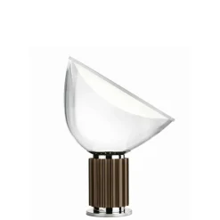 Flos Lampki Na Biurko, Oświetlenie Biurkowe|Biurkowe Ekskluzywne<Taccia H48,5 brąz aluminiowy - - lampa biurkowa brąz aluminiowyNapięcie: 230V