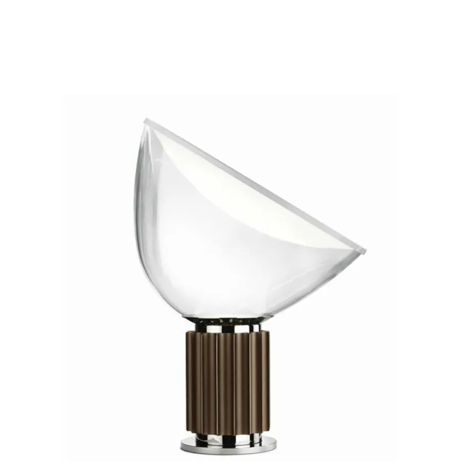 Flos Lampki Na Biurko, Oświetlenie Biurkowe|Biurkowe Ekskluzywne<Taccia H48,5 brąz aluminiowy - - lampa biurkowa brąz aluminiowyNapięcie: 230V