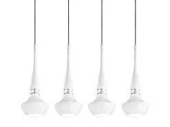 AZzardo Żyrandole|Lampy Do Salonu, Oświetlenie Salonu<Tasos 4 White wisząca - - lampa wisząca