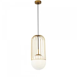 Maytoni Żyrandole<Telford Gold - - lampa wisząca