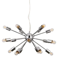 Italux Żyrandole<Theo Chrome XVIII - - lampa wisząca