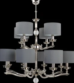 Kutek Mood Żyrandole|Lampy Wiszące Klasyczne<Tiv-Zw-8+4(N) - - żyrandol designerski