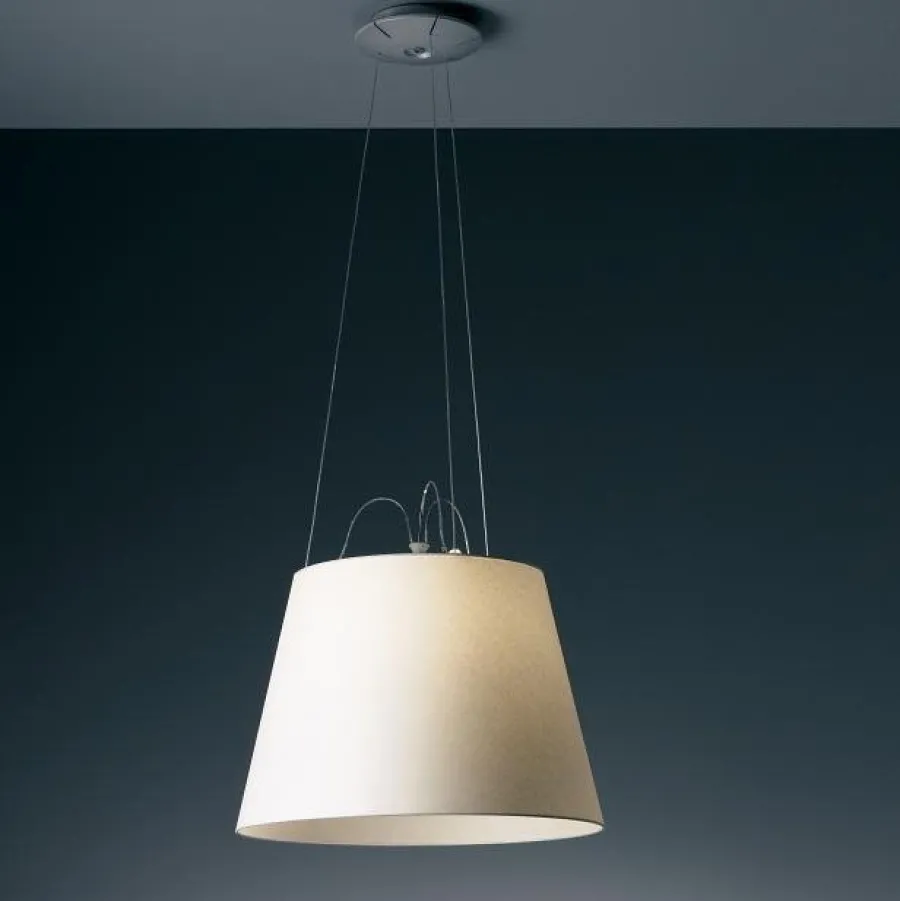 Artemide Żyrandole|Lampy Do Salonu, Oświetlenie Salonu<Tolomeo Ø42 kość słoniowa - - lampa wisząca kość słoniowaNapięcie: 230V