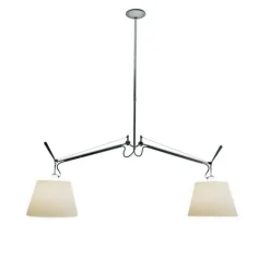 Artemide Żyrandole|Wiszące Ekskluzywne<Tolomeo Basculante 32 parchment aluminium - - lampa wisząca