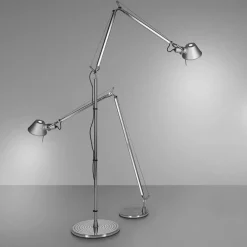 Artemide Lampki Na Biurko, Oświetlenie Biurkowe|Biurkowe Ekskluzywne<Tolomeo Floor H112-226 aluminium - - lampa biurkowa aluminiumNapięcie: 230V
