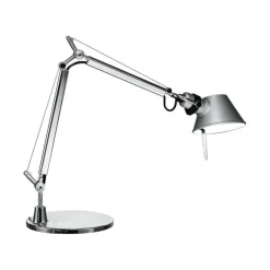 Artemide Lampki Na Biurko, Oświetlenie Biurkowe|Biurkowe Ekskluzywne<Tolomeo Micro H37 aluminium - - lampa biurkowa aluminium Napięcie: 230V