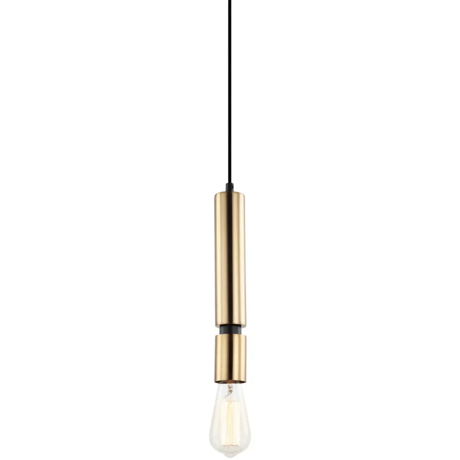 Italux Żyrandole<Torla Brass 1 - - lampa wisząca