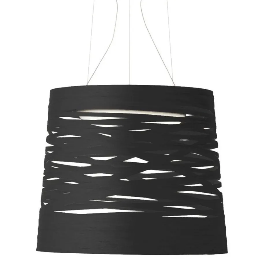 Foscarini Żyrandole|Wiszące Ekskluzywne<Tress Ø48 czarny - - lampa wisząca czarnyNapięcie: 230V